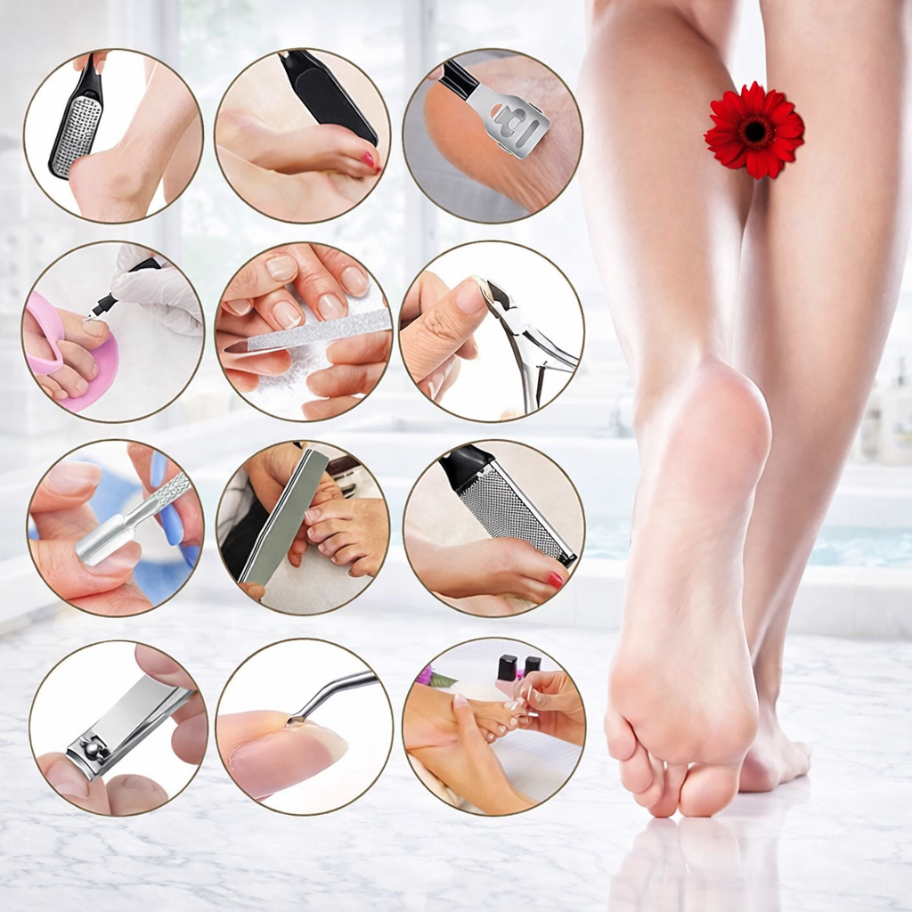 Electric Foot Callus Remover with Vacuum & 2 Speeds