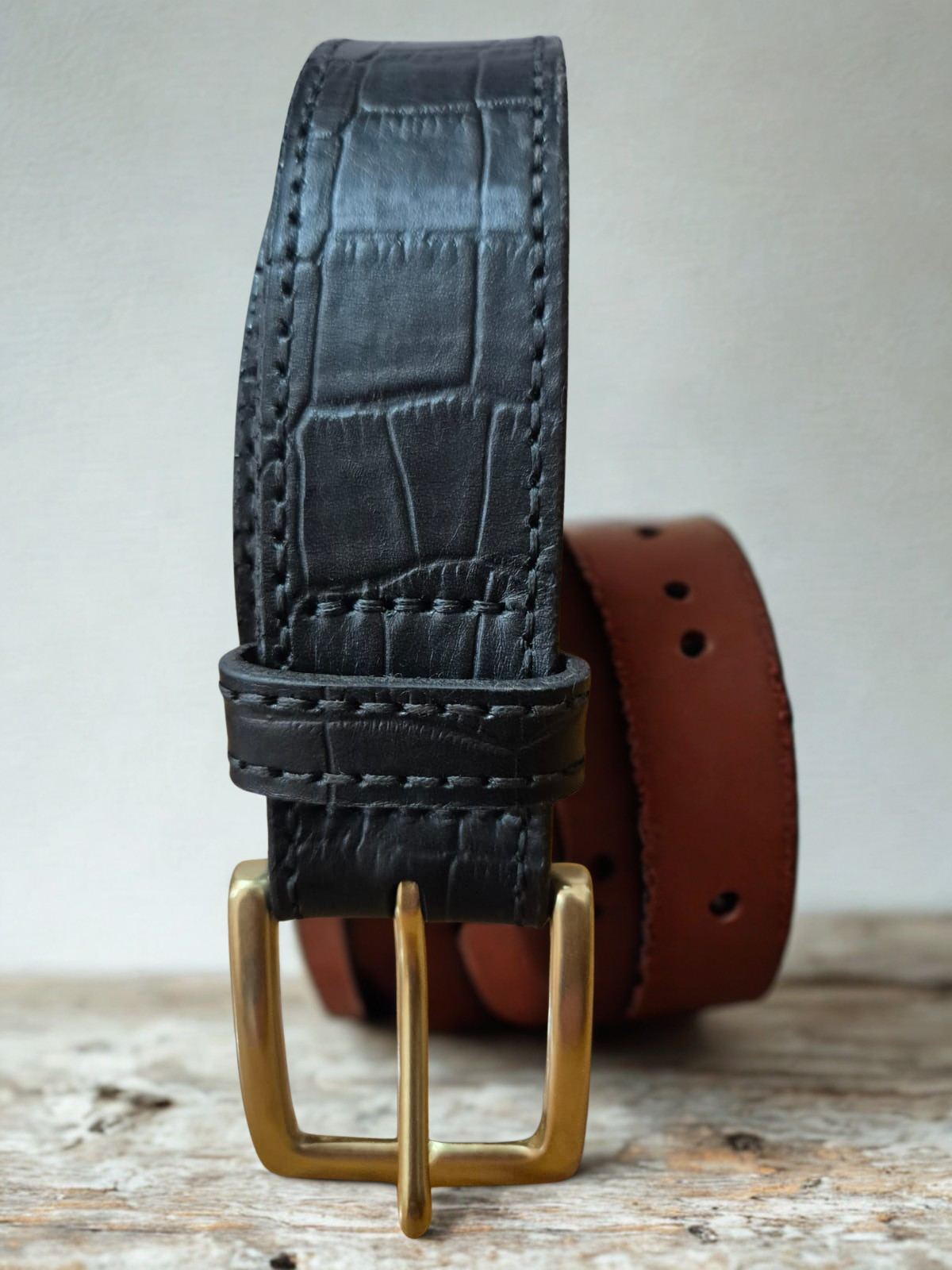 Full-Grain Leather Belt | Handmade for Style & Strength | Timeless Gift