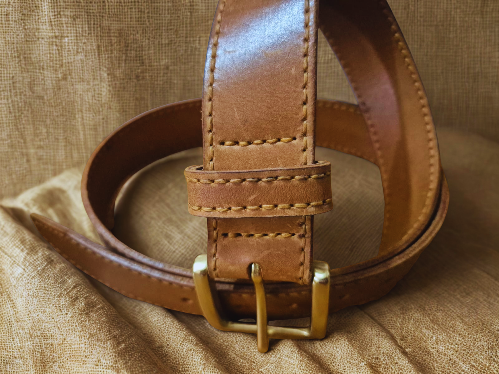 Full-Grain Leather Belt | Handmade for Style & Strength | Timeless Gift