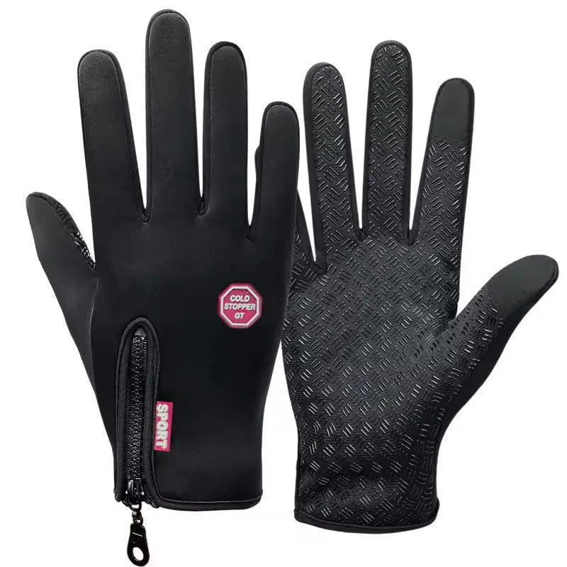 Touchscreen Waterproof Winter Gloves – Non-Slip for Driving, Cycling & Skiing